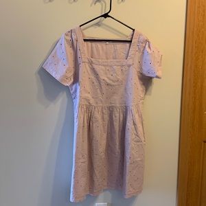 Madewell Eyelet Allie Mini Dress L